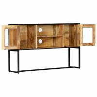 vidaXL TV-Schrank 120x30x75 cm Altholz Massiv