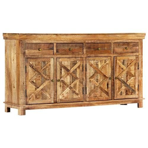 vidaXL Sideboard mit 4 Schubladen 160 x 40 x 85 cm Massivholz Mango