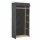 vidaXL Kleiderschrank Grau 79 x 40 x 170 cm Stoff