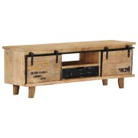 vidaXL TV-Schrank 120x30x40 cm Massivholz Mango