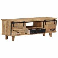 vidaXL TV-Schrank 120x30x40 cm Massivholz Mango