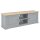 vidaXL TV-Schrank Grau 120&times;30&times;40 cm Holz