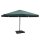 Sonnenschirm Aluminium grün mit Schirmständer