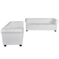 vidaXL Chesterfield-Sofas 2-Sitzer und 3-Sitzer...