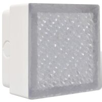 vidaXL LED Bodeneinbaustrahler Au&szlig;en 6 Stk. 100x100x68 mm