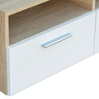 vidaXL 2 Stk. TV-Schr&auml;nke Holzwerkstoff 95x35x36 cm Eiche und Wei&szlig;