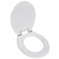 vidaXL Toilettensitze 2 Stk. mit Absenkautomatik MDF...