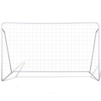 vidaXL Fu&szlig;ball-Tornetze 2 St&uuml;ck 240 x 90 x 150 cm Stahl