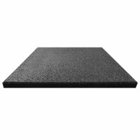 vidaXL Fallschutzfliesen 12 Stk. Gummi 50 x 50 x 3 cm Schwarz