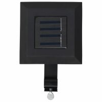 vidaXL Solar-Au&szlig;enleuchten 12 Stk. LED Quadratisch 12 cm Schwarz