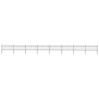 vidaXL Gartenzaun mit Bügel-Design Stahl 13,6 x 0,8...