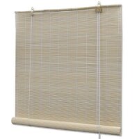 vidaXL Rollos 2 Stk. Natürlicher Bambus 120 x 160 cm