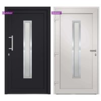 vidaXL Haustür Anthrazit 108x208 cm