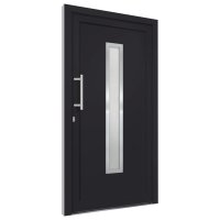vidaXL Haustür Anthrazit 108x208 cm