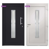 vidaXL Haustür Anthrazit 98x208 cm