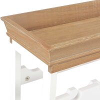 vidaXL Weinschrank Wei&szlig; 70 x 22,5 x 70,5 cm MDF