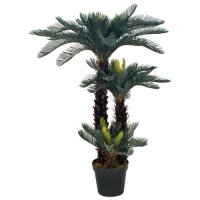 vidaXL Künstliche Pflanze Cycas-Palme mit Topf...