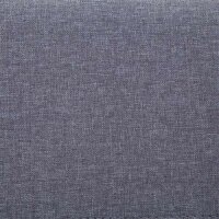 vidaXL Bank mit Staufach 116 cm Hellgrau Polyester