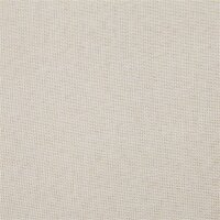 vidaXL Bank mit Staufach 116 cm Creme Polyester