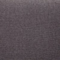 vidaXL Bank mit Staufach 116 cm Taupe Polyester