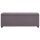 vidaXL Bank mit Staufach 116 cm Taupe Polyester