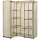 vidaXL Eckkleiderschrank Creme 130 x 87 x 169 cm