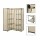 vidaXL Eckkleiderschrank Creme 130 x 87 x 169 cm