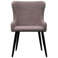 vidaXL Esszimmerstühle 2 Stk. Rosa Samt