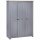 vidaXL Kleiderschrank 3-T&uuml;rig Grau 118&times;50&times;171,5 cm Kiefer Panama Serie