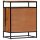 vidaXL Beistellschrank 60x35x76 cm Massives Altholz und Stahl