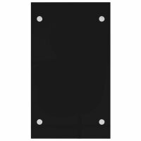 vidaXL Brennholzregal Schwarz 40 x 35 x 60 cm Glas