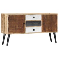 vidaXL Sideboard 118x30x62 cm Massivholz Mango