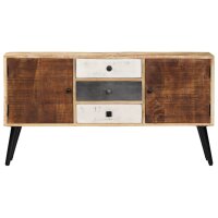 vidaXL Sideboard 118x30x62 cm Massivholz Mango