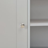 vidaXL TV-Schrank Grau 95x39x58 cm