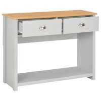 vidaXL Konsolentisch Grau 97x35x76 cm