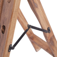 vidaXL Weinregal für 15 Flaschen 26x50x70 cm Altholz Massiv