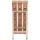 vidaXL Weinregal für 15 Flaschen 26x50x70 cm Altholz Massiv