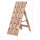 vidaXL Weinregal für 15 Flaschen 26x50x70 cm Altholz Massiv