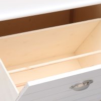 vidaXL Schuhschrank Weiß 50 x 28 x 98 cm Paulownia...
