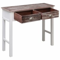 vidaXL Konsolentisch Braun 90&times;30&times;77 cm Holz