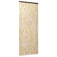 vidaXL Insektenschutz-Vorhang Beige 90x220 cm Chenille