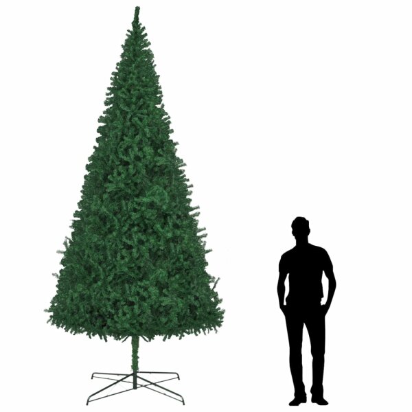 vidaXL K&uuml;nstlicher Weihnachtsbaum 400 cm Gr&uuml;n