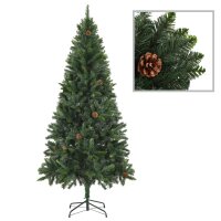 vidaXL Künstlicher Weihnachtsbaum mit Kiefernzapfen...
