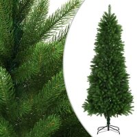 vidaXL K&uuml;nstlicher Weihnachtsbaum Naturgetreue Nadeln 240 cm Gr&uuml;n