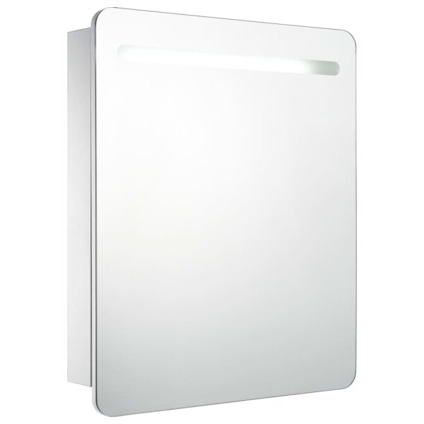 vidaXL LED-Spiegelschrank 68x9x80 cm