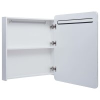 vidaXL LED-Spiegelschrank 68x9x80 cm