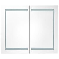 vidaXL LED-Spiegelschrank 80x12,2x68 cm