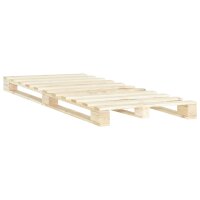 vidaXL Palettenbett Massivholz Kiefer 120&times;200 cm