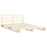 vidaXL Palettenbett Massivholz Kiefer 140&times;200 cm