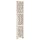 vidaXL 3tlg. Raumteiler Handgeschnitzt Weiß 120×165cm Mango Massivholz